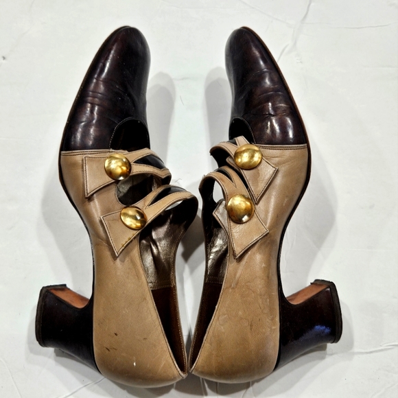 Vintage Shoes - Vintage brown heels